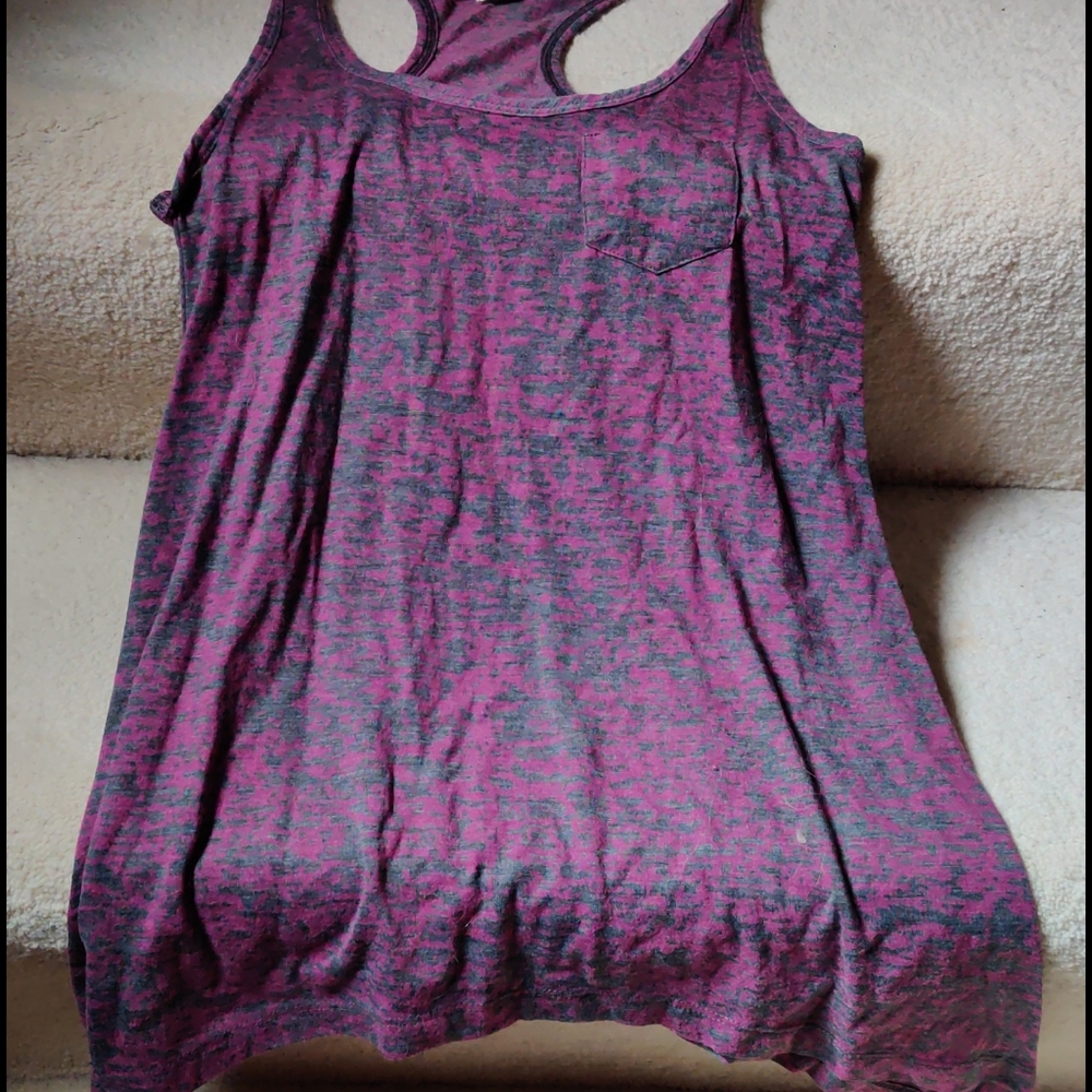 Op XS pink and grey tank top